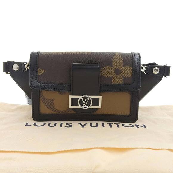 Louis Vuitton M67696 Giant Monogram Reverse Bum Bag Dauphi Body Bag - Picture 1 of 10